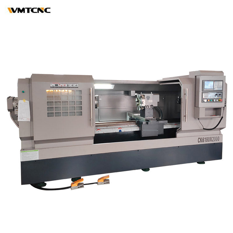 Torno CNC de bancada plana CK6180x2000 DTM 800mm x 1000