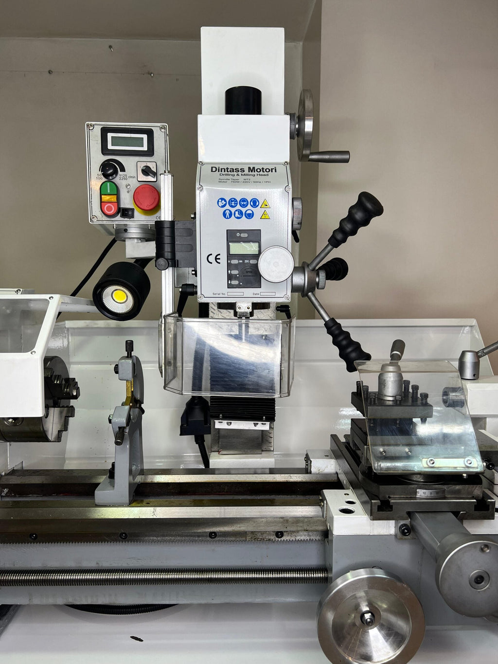Torno taladro fresador DTM MFT280V - Torno multipropósito