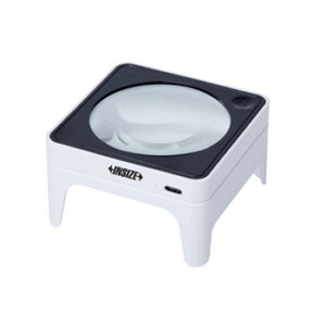 Lupa de mesa con iluminación LED 3X INSIZE 7528-3